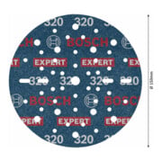 Bosch EXPERT Disque abrasif feuille, 150 mm, G320-4