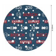 Bosch EXPERT Disque abrasif feuille, 150 mm, G320-4