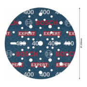 Bosch EXPERT Disque abrasif feuille, 150 mm, G400-4
