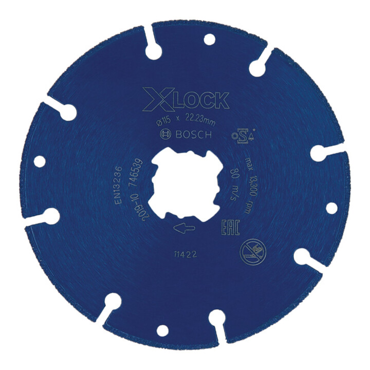 Bosch EXPERT Disque métal diamanté X-LOCK disque de coupe, 115 x 22,23 mm
