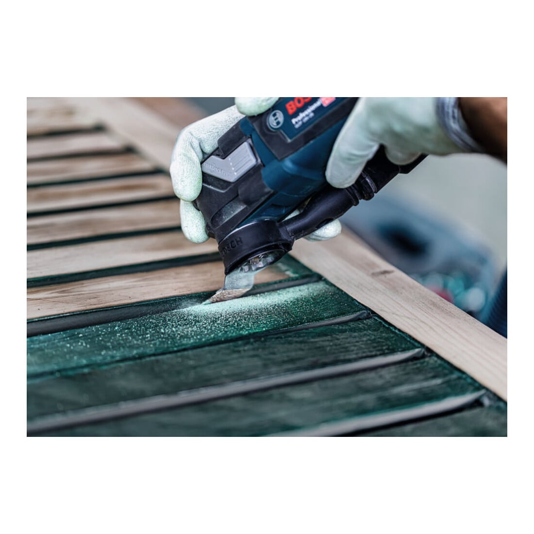 Bosch Expert Doigt de ponçage grossier AVZ 32 RT4 Plateau de ponçage pour outils multifonctions, 32 x 50 mm