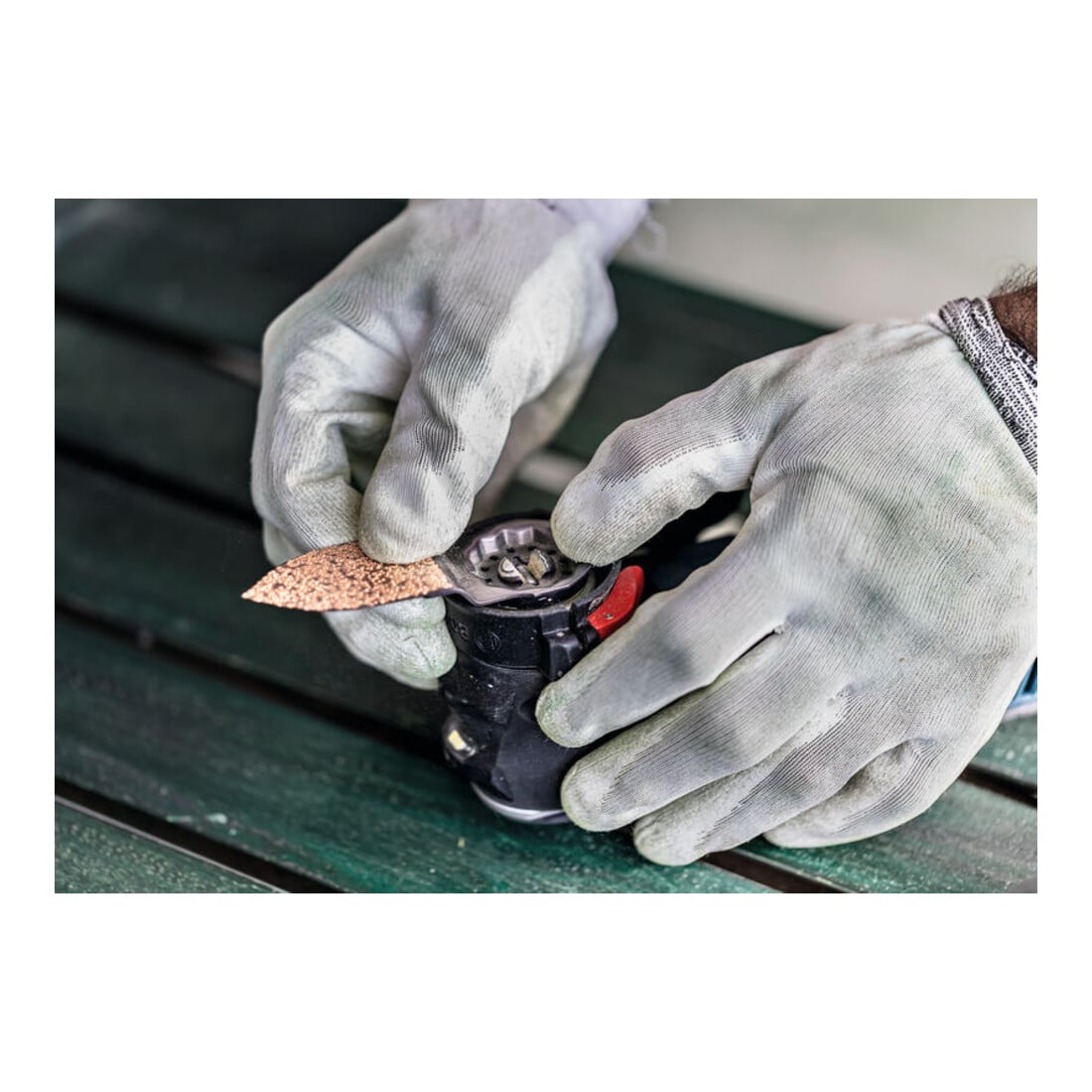 Bosch Expert Doigt de ponçage grossier AVZ 32 RT4 Plateau de ponçage pour outils multifonctions, 32 x 50 mm