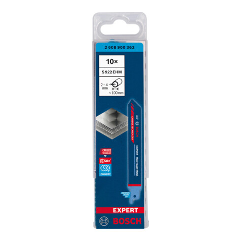 Bosch Expert "dun metaal" S 922 EHM reciprozaagblad