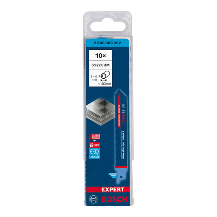 Bosch Expert "dun metaal" S 922 EHM reciprozaagblad
