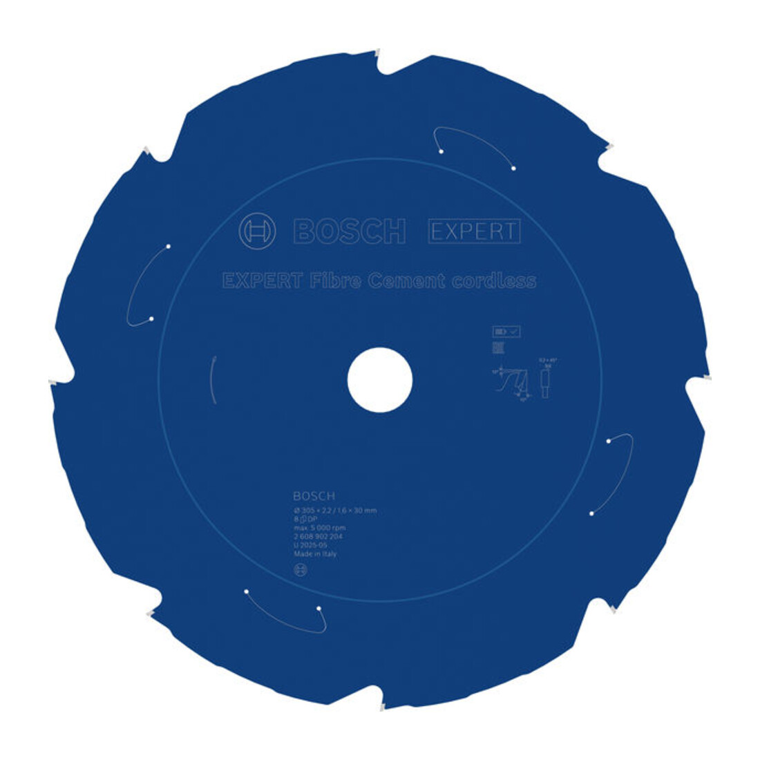 Bosch EXPERT Fiber Cement Kreissägeblatt, 305x2,2x30 mm, Z8