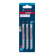 Bosch EXPERT Fiber Plaster T 141 HM Stichsägeblatt 3 Stück für Stichsägen