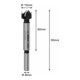 Bosch EXPERT Foret à charnière pour bois stratifié, 15 x 60 x 90 mm