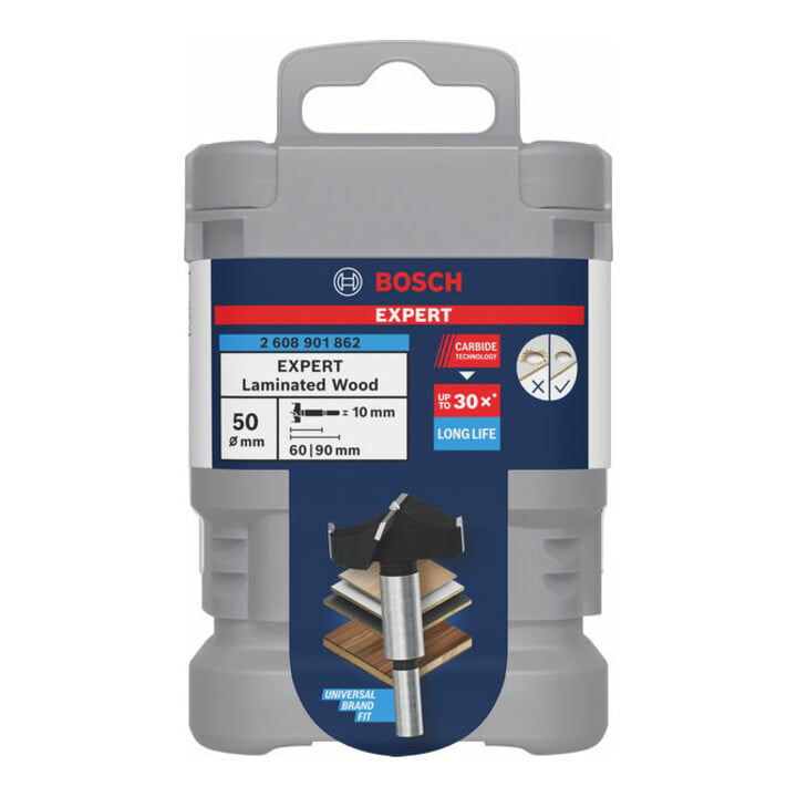 Bosch EXPERT Foret à charnière pour bois stratifié, 50 x 60 x 90 mm