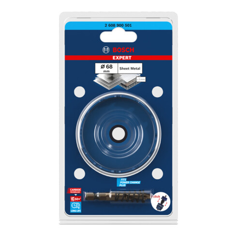 Bosch EXPERT gatenzaag voor plaatstaal 68 x 40mm voor rotatie- en percussieboormachines