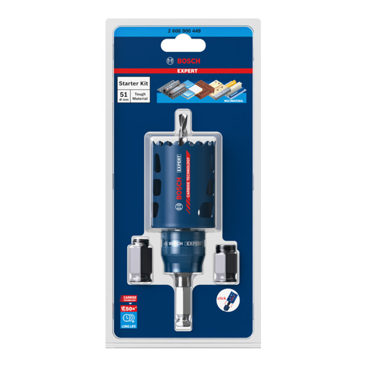 Bosch EXPERT gatzaagset 51 x 60 mm voor rotatie- en slagboormachines