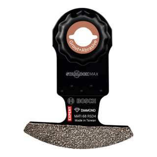 Bosch Expert Grout Corner Blade (lame de scie à segment) MATI 68 RSD4 Lame pour outils multifonctions, 68 x 10 mm