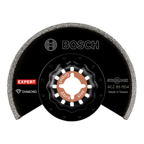 Bosch Expert Grout Segment Blade ACZ 85 RD4 Blatt für Multifunktionswerkzeuge, 85 mm
