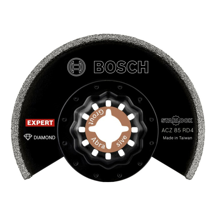 Bosch Expert Grout Segment Blade ACZ 85 RD4 Blatt für Multifunktionswerkzeuge, 85 mm