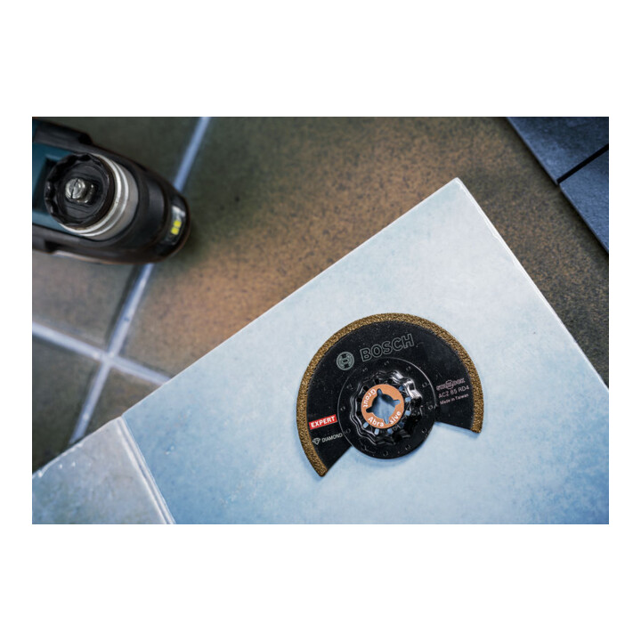 Bosch Expert Grout Segment Blade ACZ 85 RD4 Lame pour outils multifonctions, 85 mm