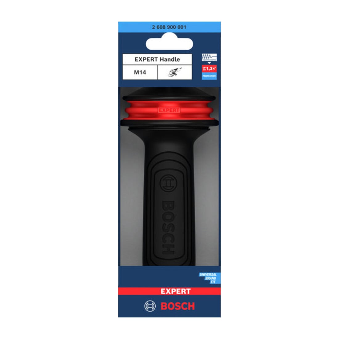 Bosch EXPERT Handgreep voor vibratieregeling M14 haakse slijpmachine 169 x 69mm voor haakse slijpmachines met X-LOCK en met klemmoer