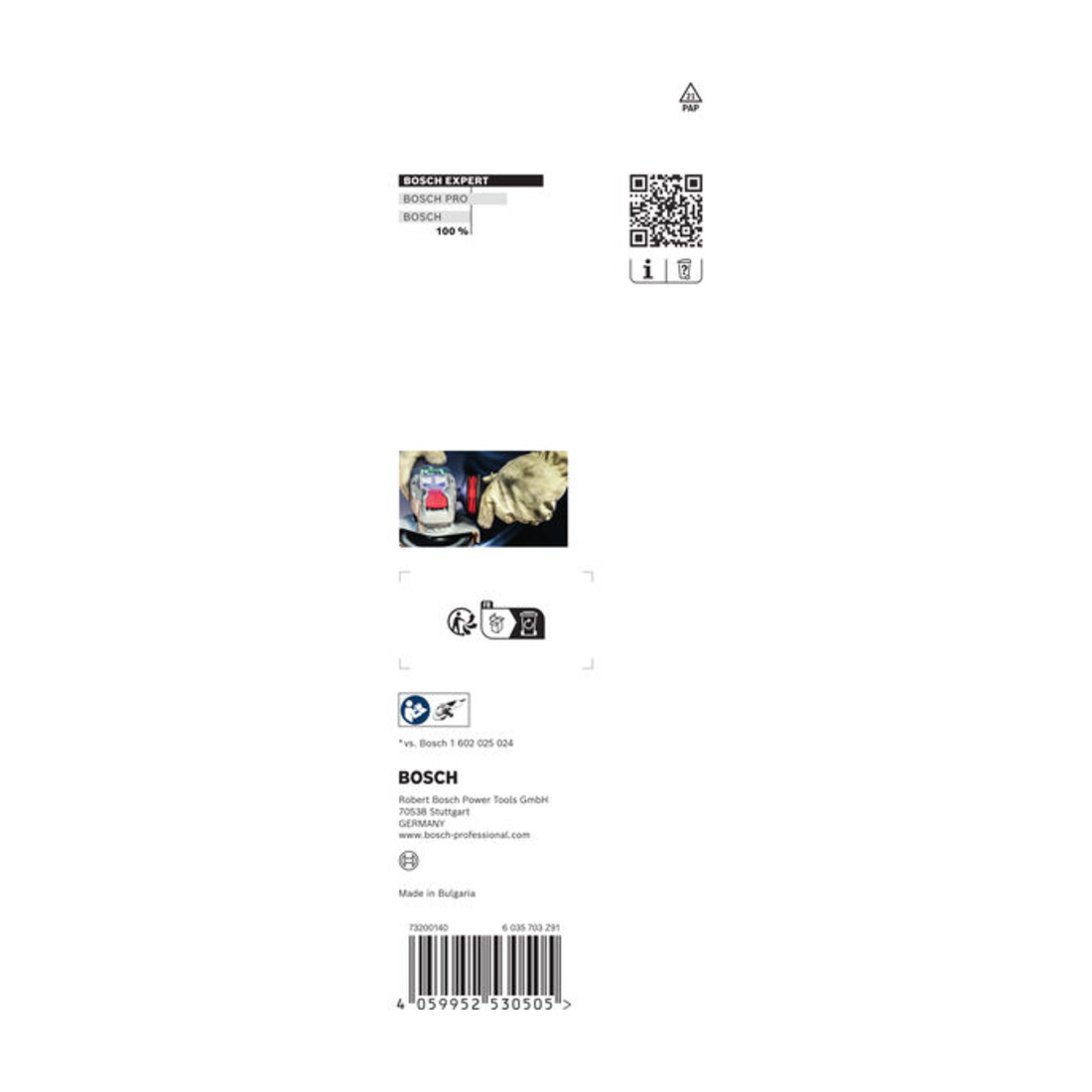 Bosch Expert Handle for Vibration Control M10 meuleuse d'angle, 169 x 69 mm