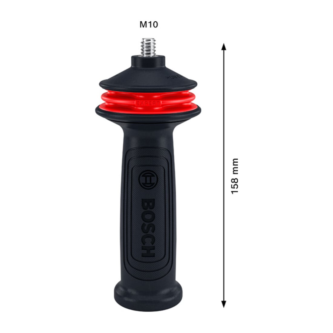 Bosch EXPERT Handle for Vibration Control M10 Winkelschleifer 169 x 69mm für Winkelschleifer mit X-LOCK und mit Spannmutter