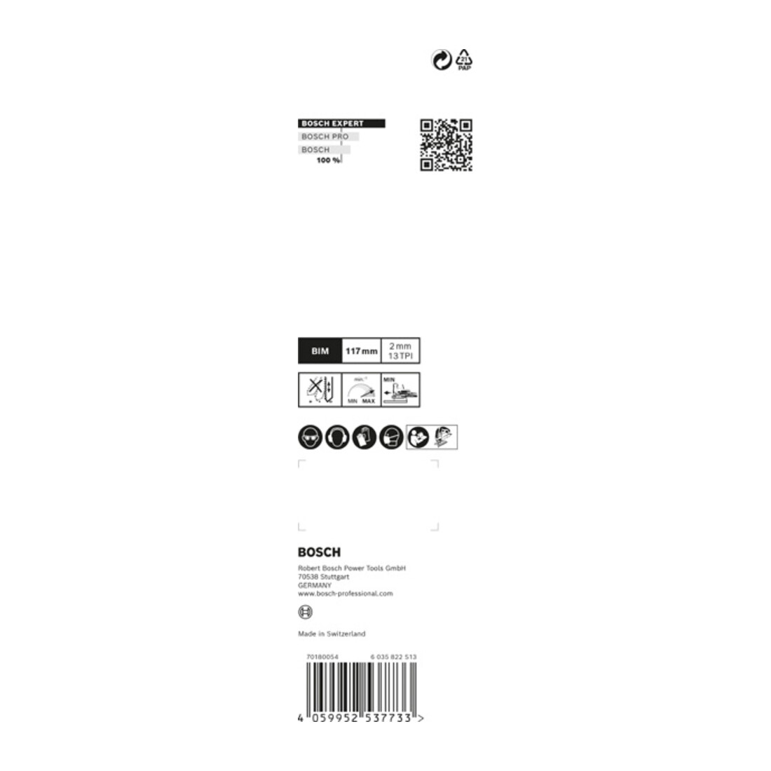 Bosch EXPERT Hard Wood 2-delig schoon decoupeerzaagblad-set 2-delig, T308BF/BFP voor decoupeerzagen