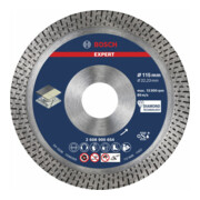 Bosch EXPERT HardCeramic Diamanttrennscheiben 115 x 22,23 x 1,4 x 10mm für Winkelschleifer mit Spannmutter