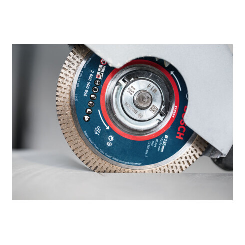 Bosch EXPERT HardCeramic Diamanttrennscheiben 125 x 22,23 x 1,4 x 10mm für Winkelschleifer mit Spannmutter