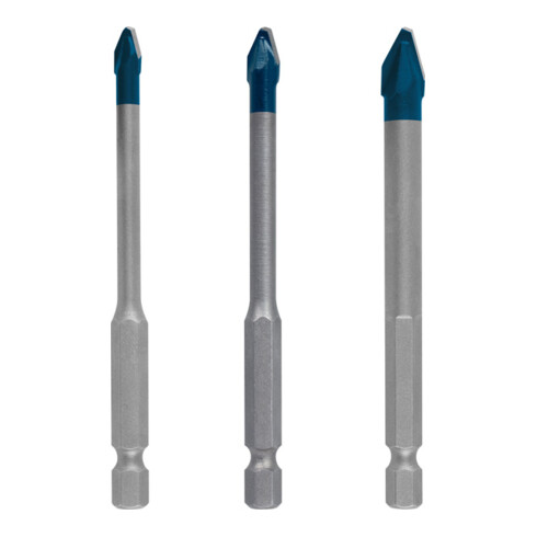 Bosch EXPERT HardCeramic HEX-9 Bohrer-Set 5/6/8mm 3-tlg. für Dreh- und Schlagbohrer