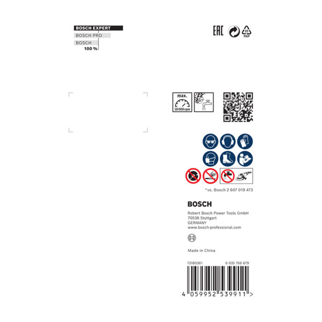 Bosch EXPERT HardCeramic X-LOCK diamantdoorslijpschijven