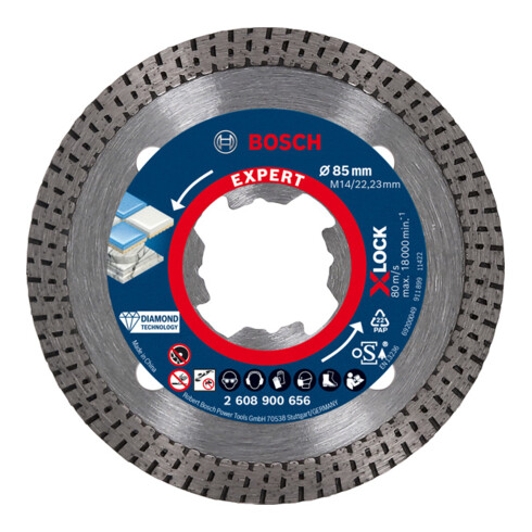 Bosch EXPERT HardCeramic X-LOCK Diamanttrennscheiben