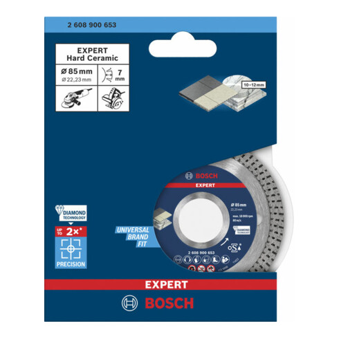 Bosch EXPERT HardCeramic diamantdoorslijpschijven