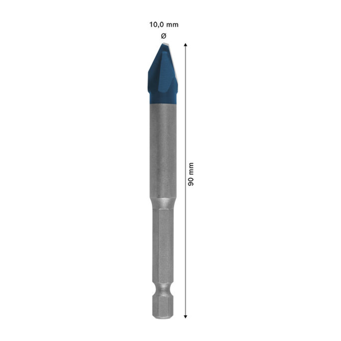 Bosch EXPERT HEX-9 Hard Ceramic Bohrer, 10 x 90 mm
