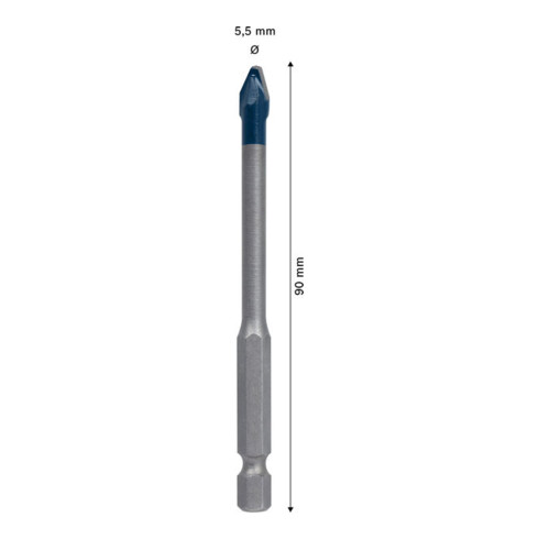 Bosch EXPERT HEX-9 Hard Ceramic Bohrer, 5,5 x 90 mm