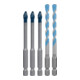 Bosch EXPERT HEX-9 Hard Ceramic en HEX-9 Multi Construction boorset, 6 mm, 5-dlg.