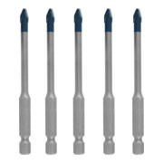 Bosch EXPERT HEX-9 Hard Ceramic HEX-9 Bohrer-Set, 5 x 90 mm, 5-tlg.-5