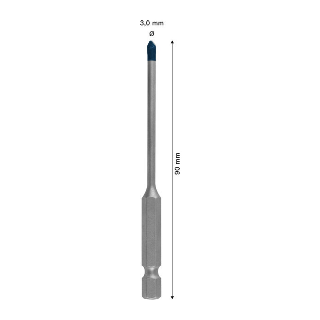 Bosch EXPERT HEX-9 Hard keramische boor, 3 x 90 mm