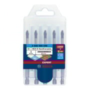 Bosch EXPERT HEX-9 HardCeramic Dachziegel-Bohrer-Set 5mm 5-tlg. für Dreh- und Schlagbohrer