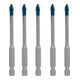 Bosch EXPERT HEX-9 HardCeramic Dachziegel-Bohrer-Set 5mm 5-tlg. für Dreh- und Schlagbohrer-5