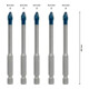 Bosch EXPERT HEX-9 HardCeramic Dachziegel-Bohrer-Set 6mm 5-tlg. für Dreh- und Schlagbohrer
