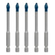 Bosch EXPERT HEX-9 HardCeramic Dachziegel-Bohrer-Set 6mm 5-tlg. für Dreh- und Schlagbohrer-5