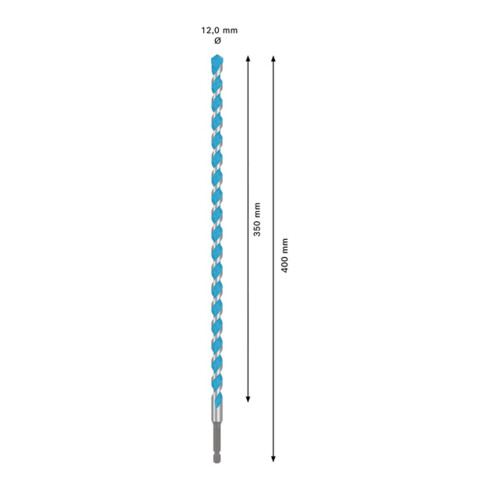Bosch EXPERT HEX-9 Multi Construction Bohrer, 12 x 350 x 400 mm