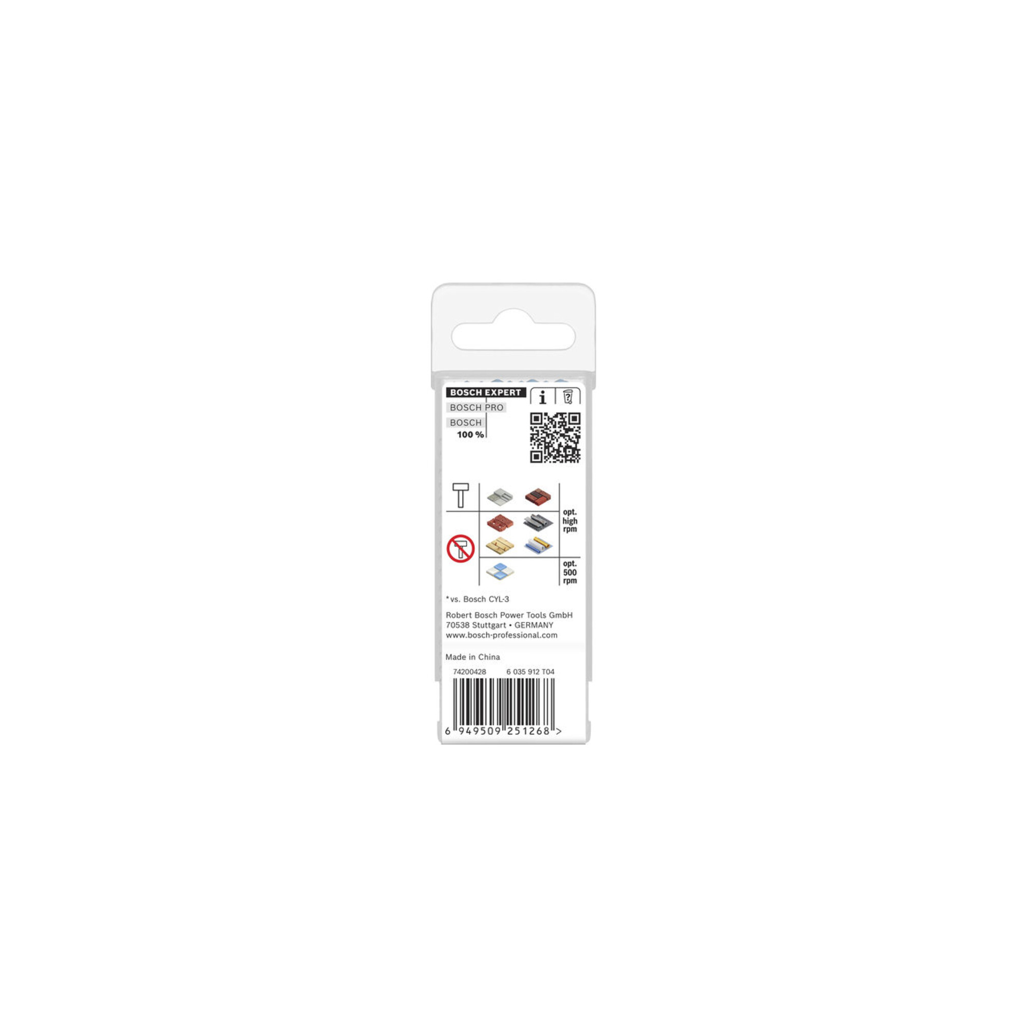 BOSCH EXPERT HEX-9 Multi Construction Bohrer, 4 x 45 x 90 mm