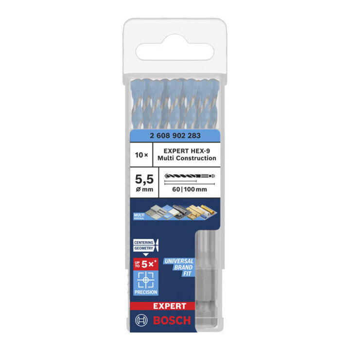 Bosch EXPERT HEX-9 Multi Construction Bohrer, 5,5 x 60 x 100 mm