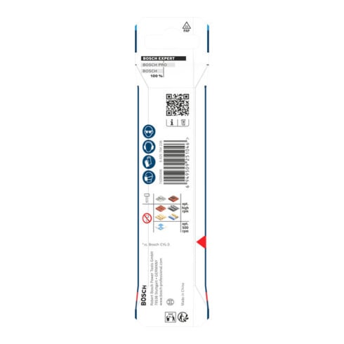 Bosch EXPERT HEX-9 Multi Construction Bohrer, 6,5 x 60 x 100 mm