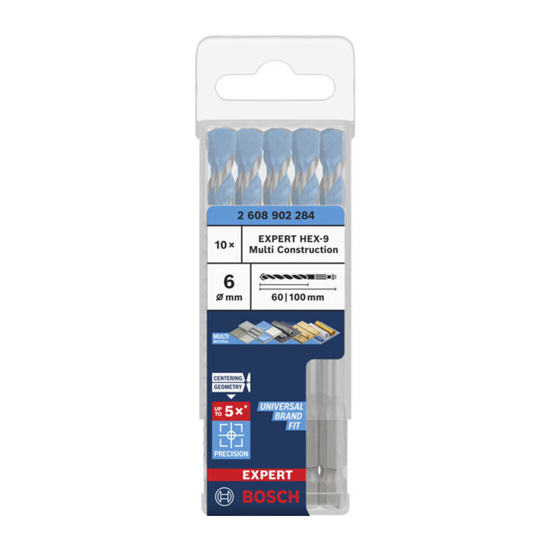 Bosch EXPERT HEX-9 Multi Construction Bohrer, 6 x 60 x 100 mm