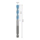 Bosch EXPERT HEX-9 Multi Construction Bohrer, 8 x 50 x 100 mm