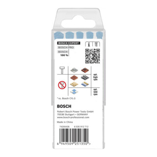 Bosch EXPERT HEX-9 Multi Construction Bohrer-Set, D= 5,5 / 6 / 6 / 7 / 8 mm, 5-tlg.