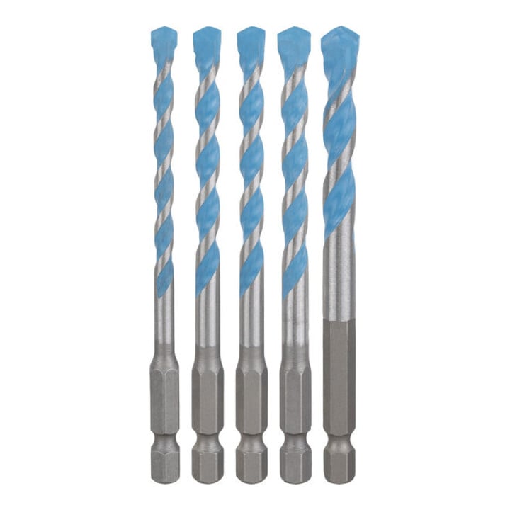 Bosch EXPERT HEX-9 Multi Construction Bohrer-Set, D= 5,5 / 6 / 6 / 7 / 8 mm, 5-tlg.