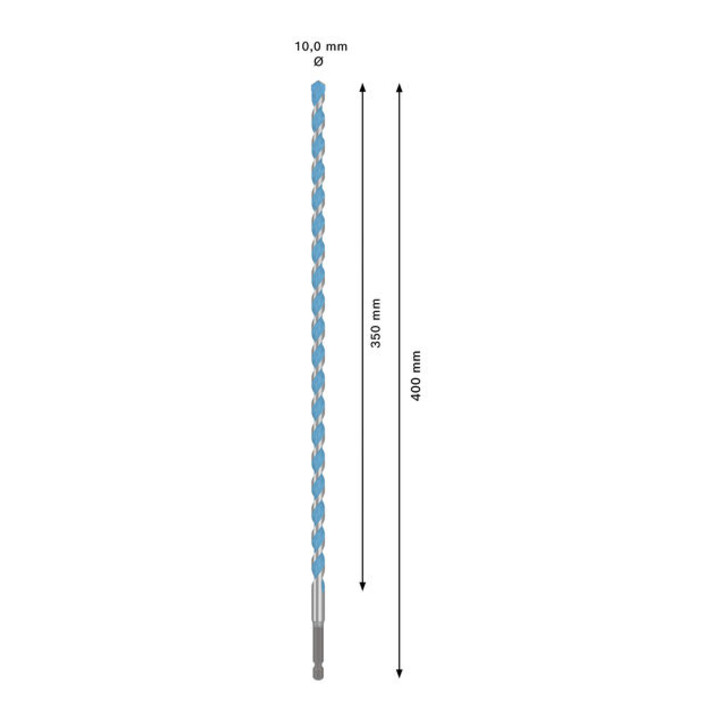 Bosch EXPERT HEX-9 Multi Construction Foret, 10 x 350 x 400 mm