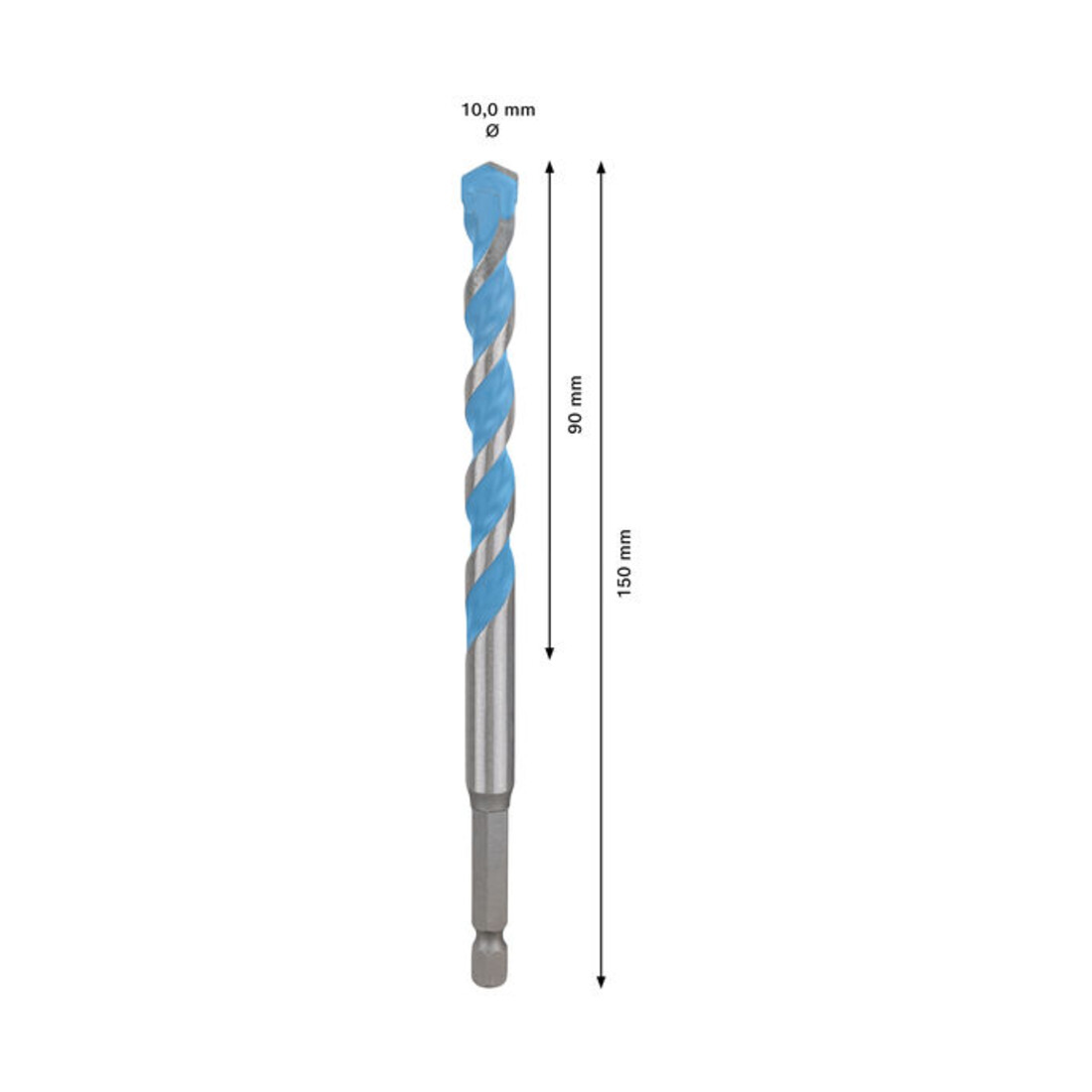 Bosch EXPERT HEX-9 Multi Construction Foret, 10 x 90 x 150 mm