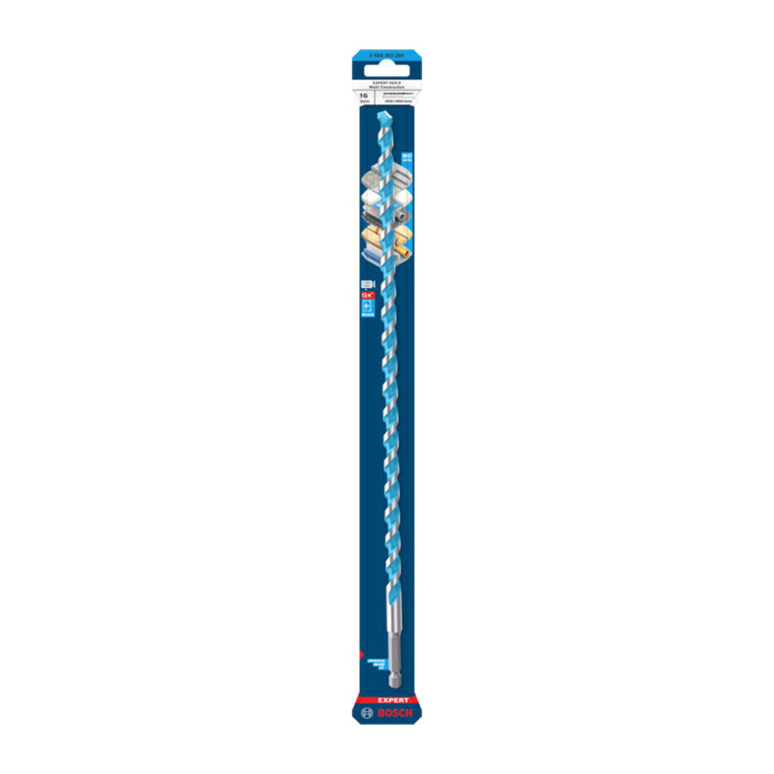 Bosch EXPERT HEX-9 Multi Construction Foret, 16 x 350 x 400 mm