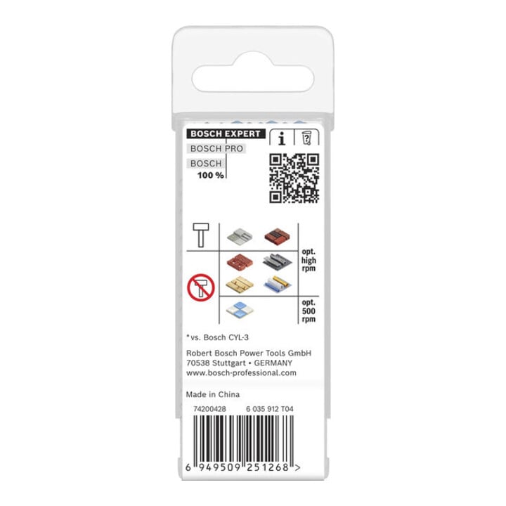 Bosch EXPERT HEX-9 Multi Construction Foret, 4 x 45 x 90 mm