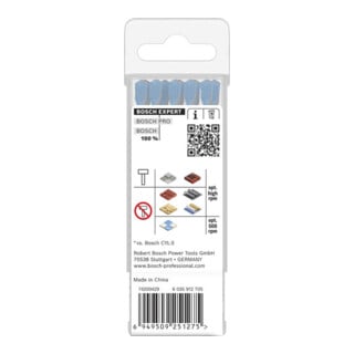 Bosch EXPERT HEX-9 Multi Construction Foret, 5 x 50 x 100 mm